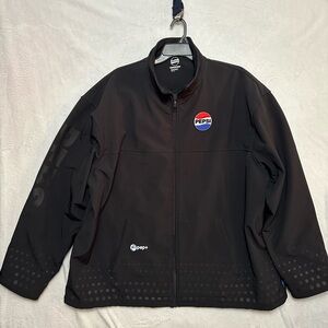 Pepsi Black Lightweight Full-Zip Jacket with Logo